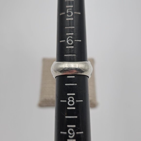 Size 7 Sterling Silver Large Carnelian Stone Floral Accent Ring A3464 - Picture 7 of 9